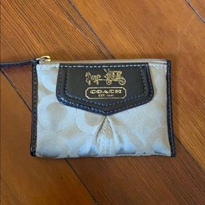 Coach keychain card holder